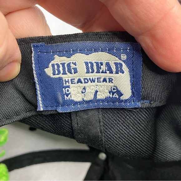 Big Bear SnapBack hat Chicago neon green - Picture 6 of 6